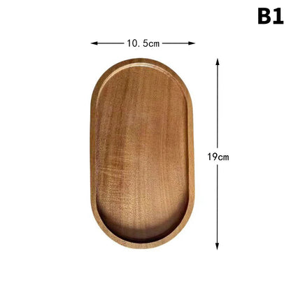 Tableware Solid Wood Food Trays