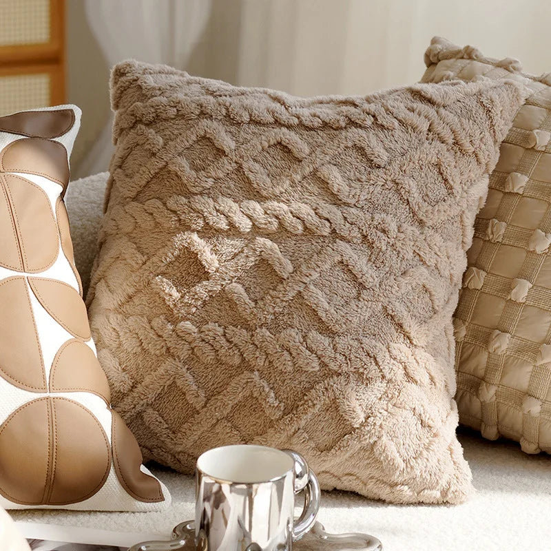 Vintage Knitted Cushion Cover