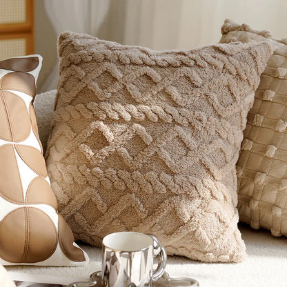 Vintage Knitted Cushion Cover