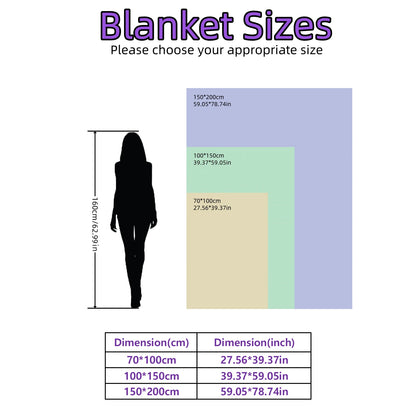 Luxurious Fleece Blanket Cozy Flannel Throw